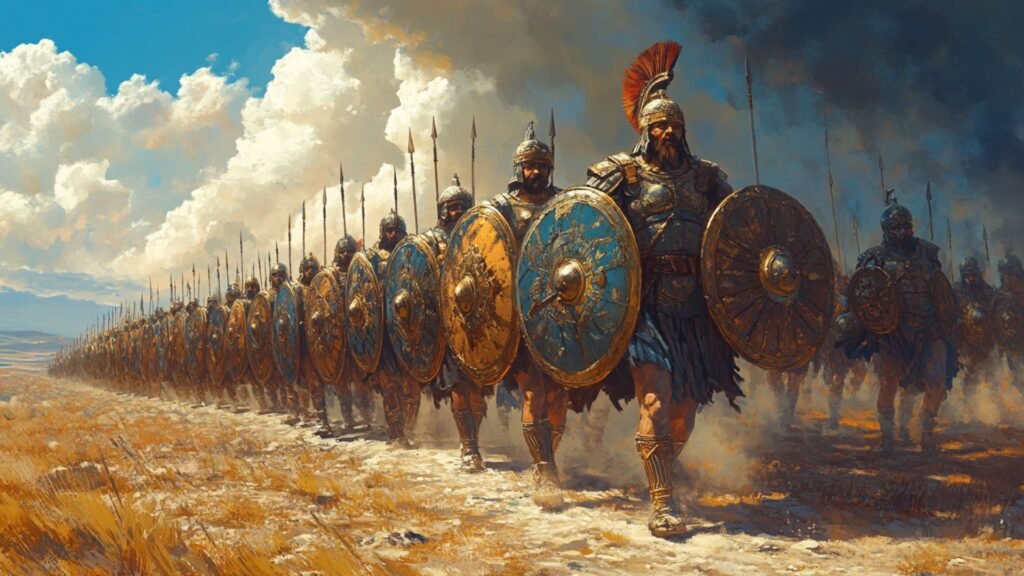 A modern artistic interpretation of the Hittites army