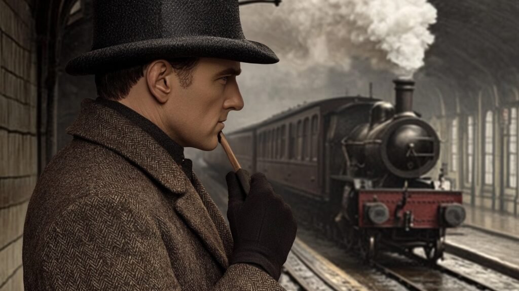 Sherlock Holmes at Baker station