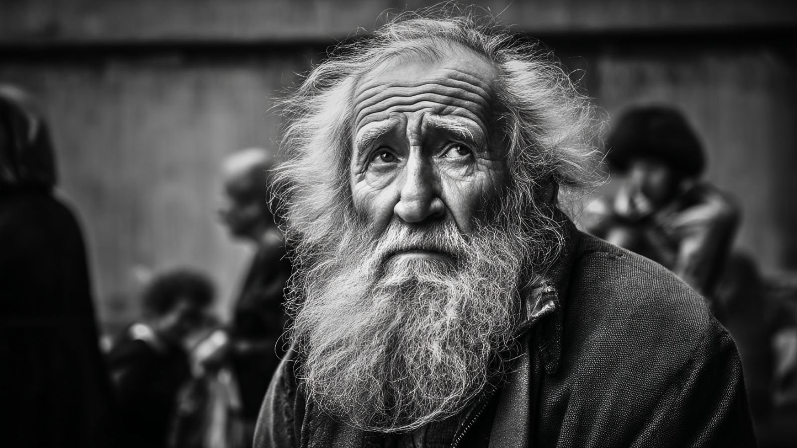 A man suffering from Alzheimer's Disease