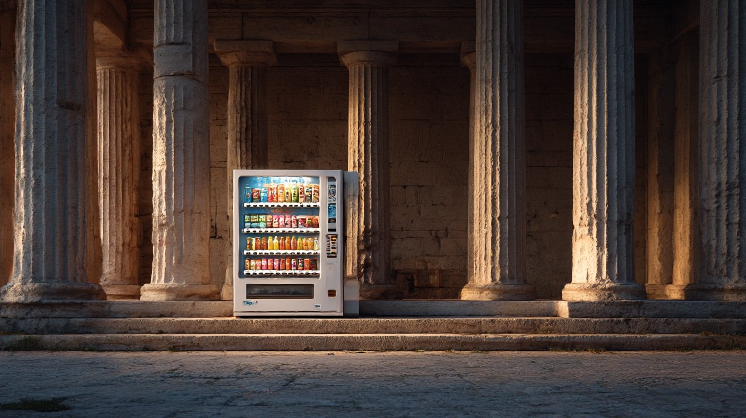 first vending machine