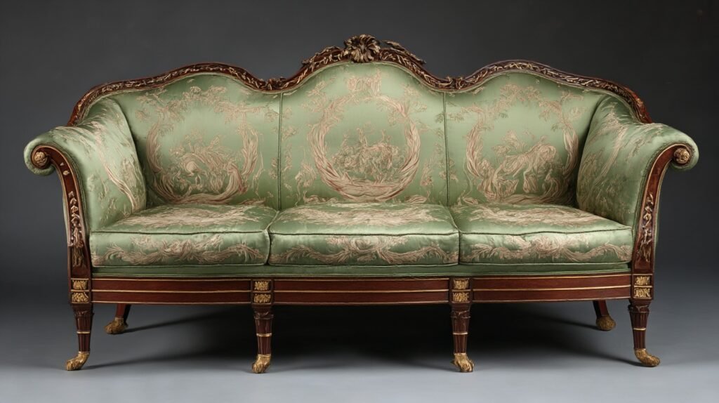 British Rococo sofa
