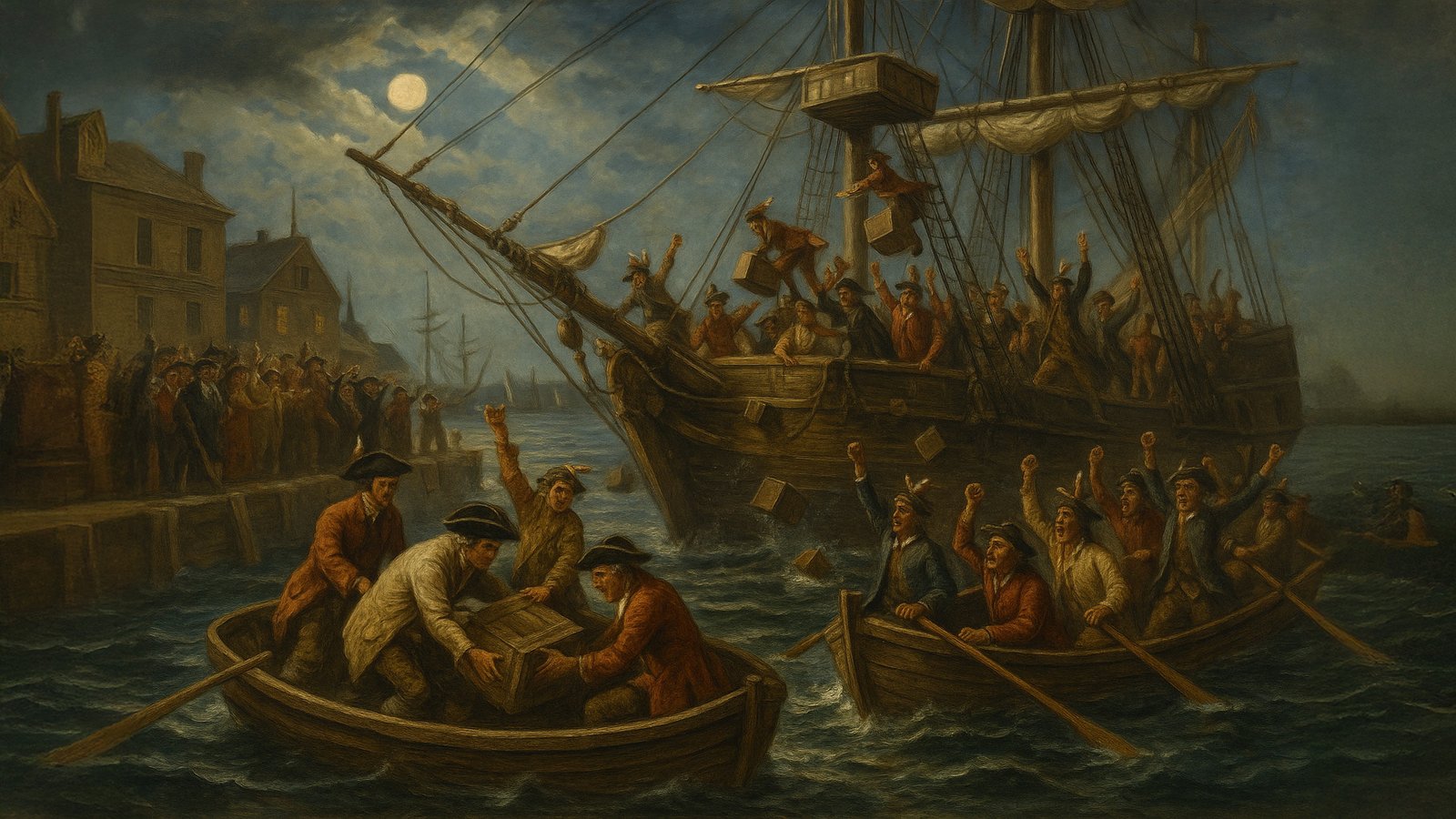 The Revolutionary Brew of the Boston Tea Party