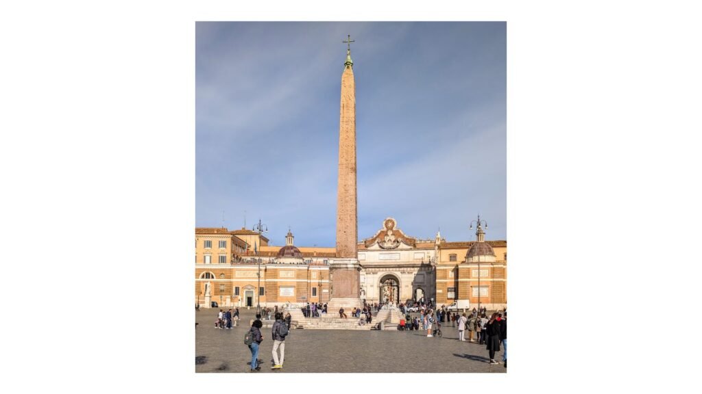 The Flaminio Obelisk, Piazza del Popolo, Rome