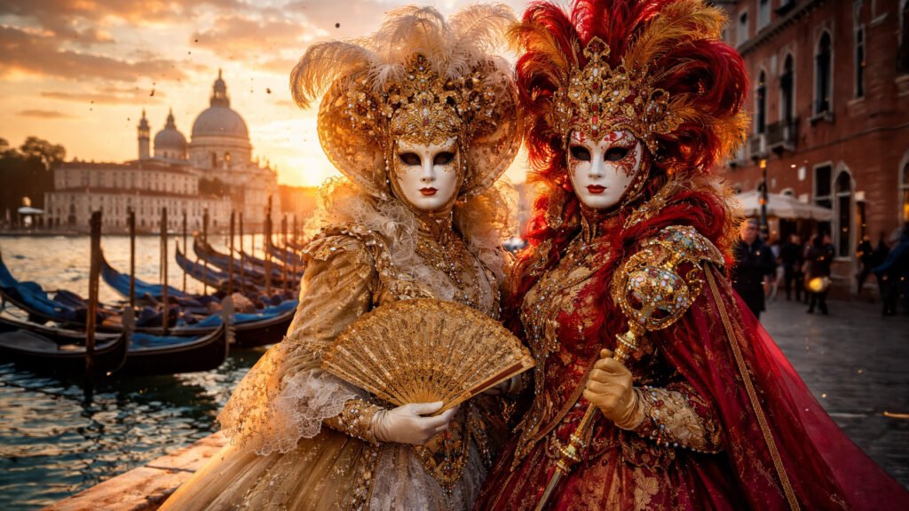 Venetian carnaval masks