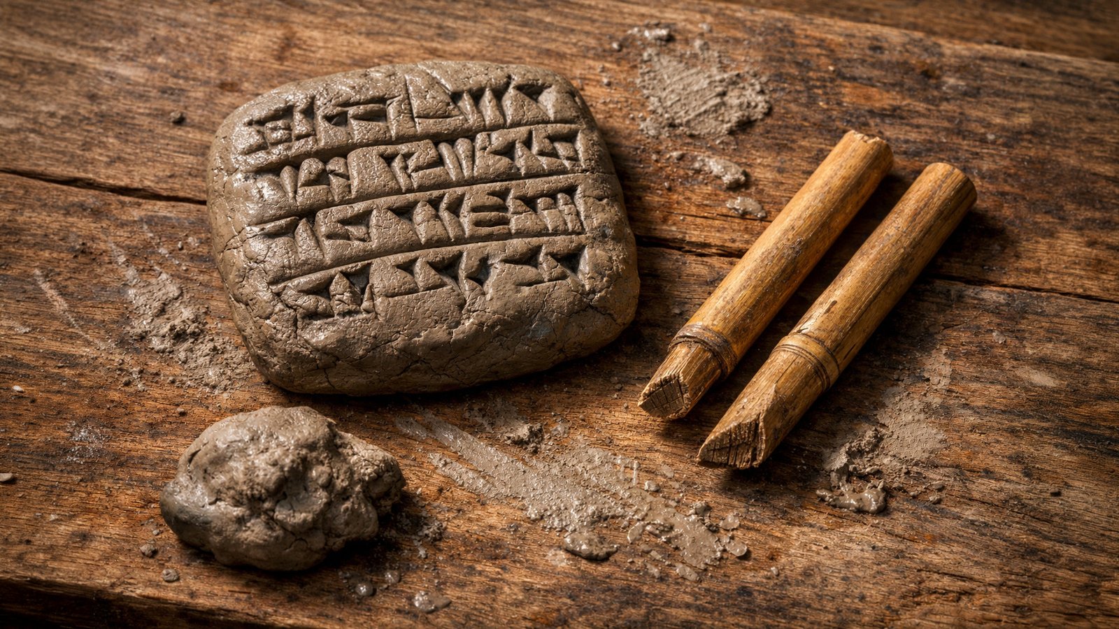 Clay, Reed, and Wedges: The Simple Cuneiform Writing Tools