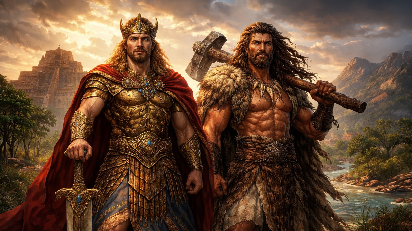 Gilgamesh and His Last Friend Enkidu