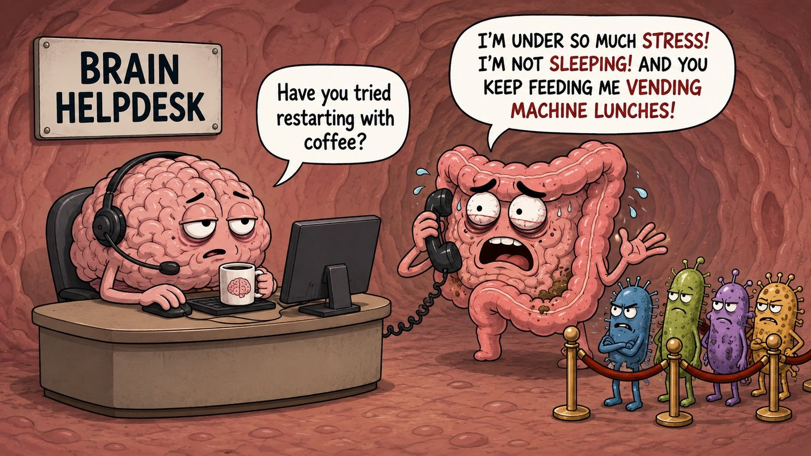 Is Your Microbiome Secretly Managing Your Working Day?