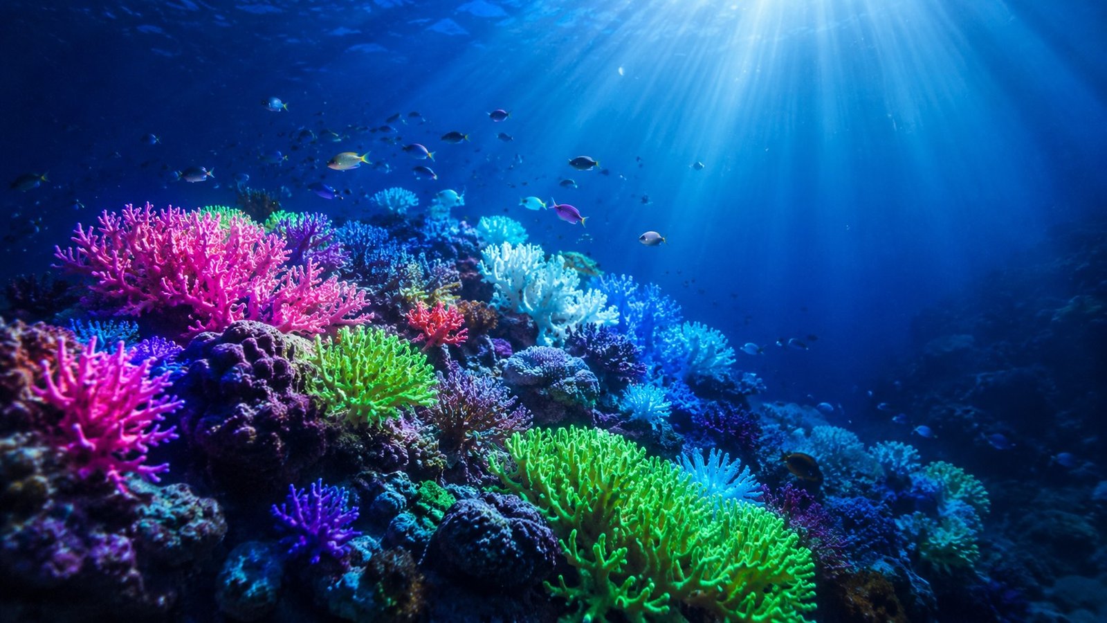 Inside the Strange Glow of a Stressed Coral Reef