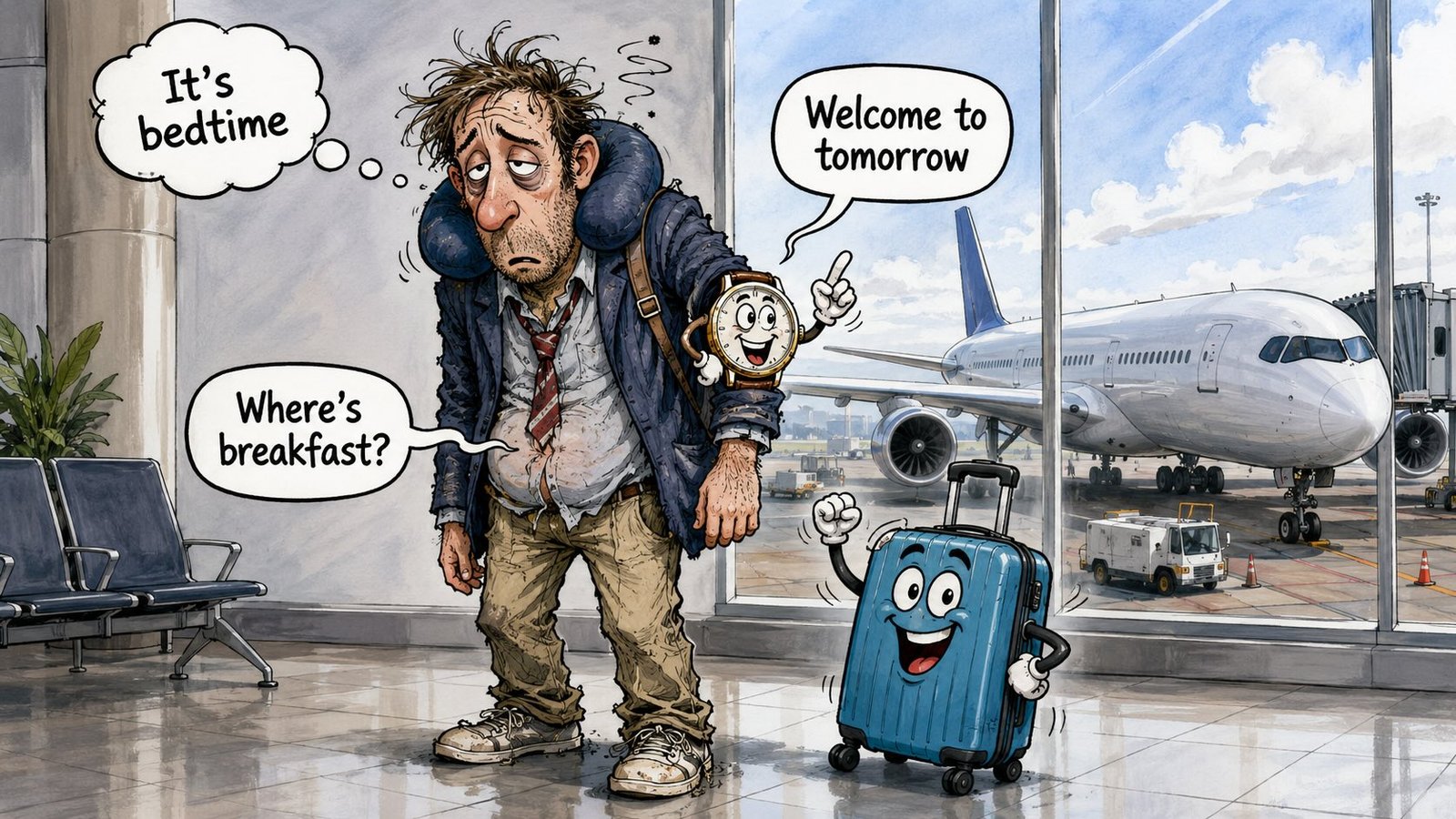 How to Survive Jet Lag on an Ultra-Long-Haul Flight