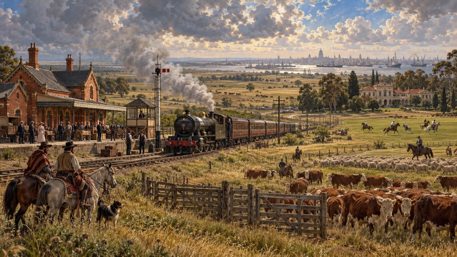 The British fingerprints on the Pampas