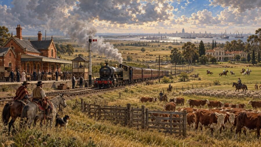 The British fingerprints on the Pampas